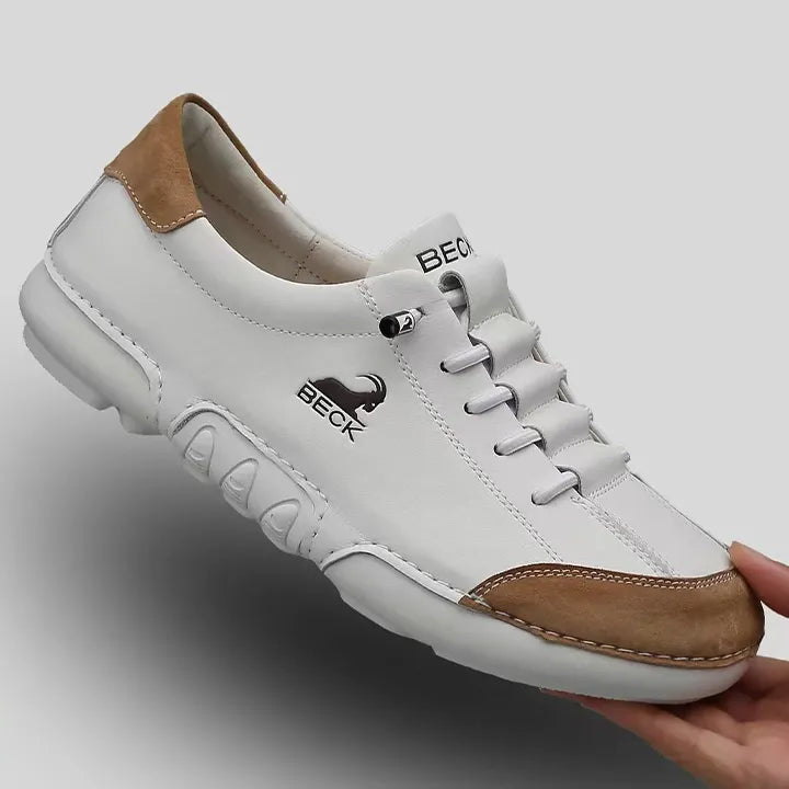 New Arrivals Sports Genuine Cowhide Breathable Sneakers