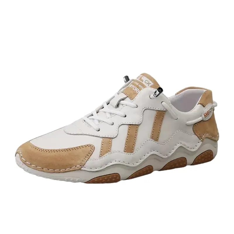 Handmade Leather Thick Sole Casual Outdoor Shoes