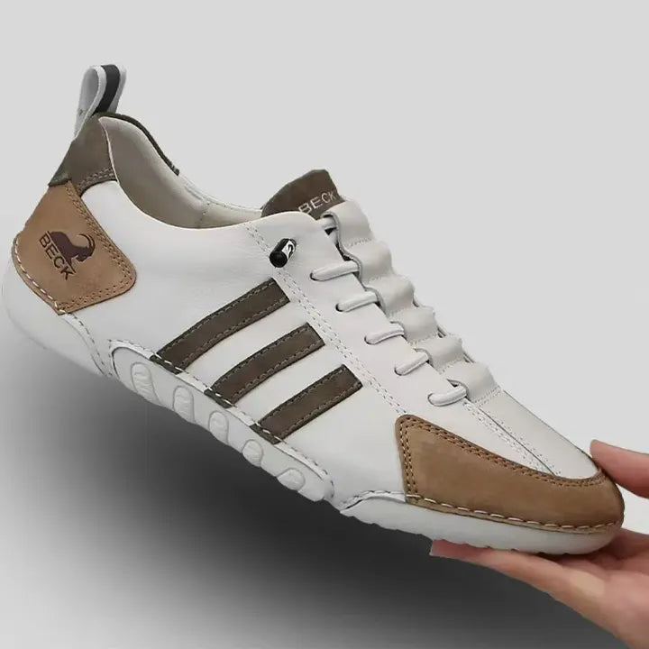 New Genuine Leather Fashionable Men's Casual Travel Shoes