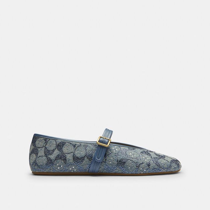Flats Sculpted C Soft Denim Mujer