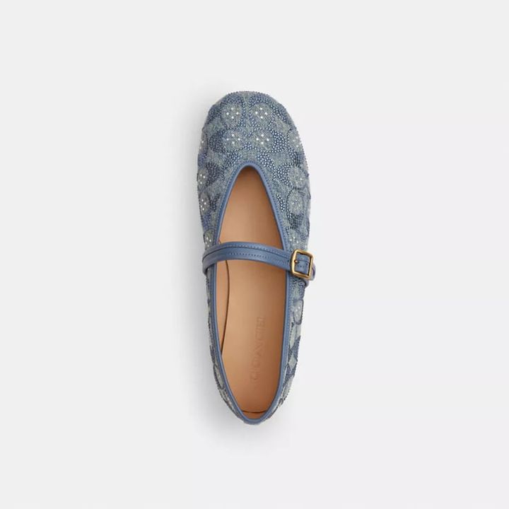 Flats Sculpted C Soft Denim Mujer