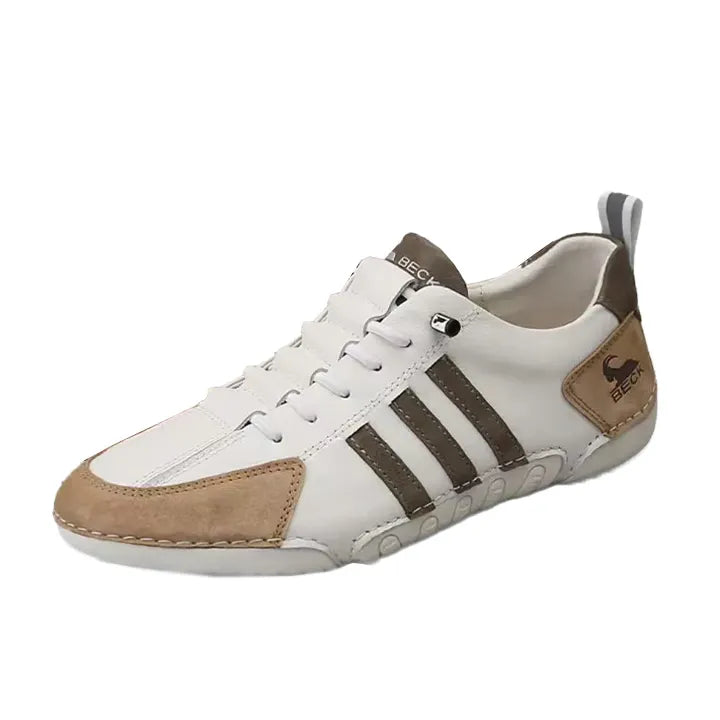 New Genuine Leather Fashionable Men's Casual Travel Shoes