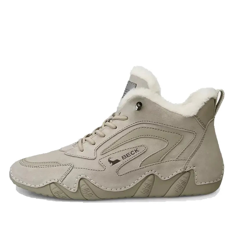 Genuine Leather Athletic Casual Short Boots