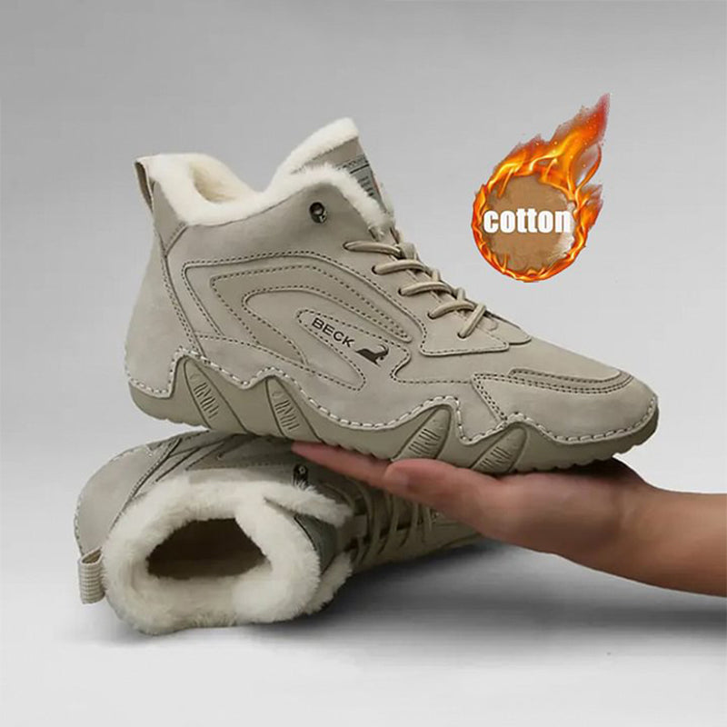 Fleece Platforms High Top Casual Shoes
