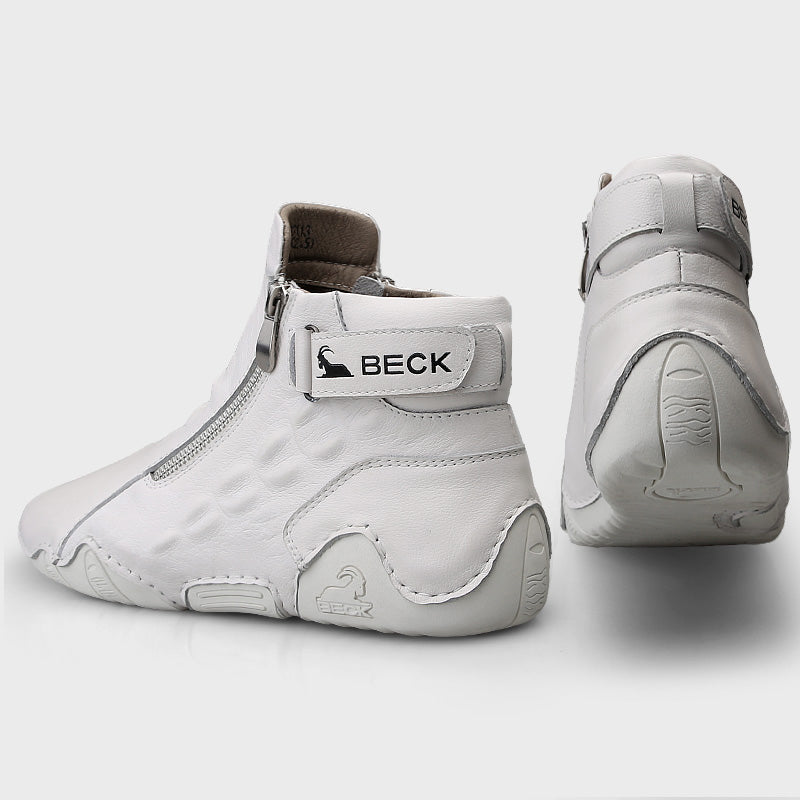 Alligator Leather High-top Casual Shoes