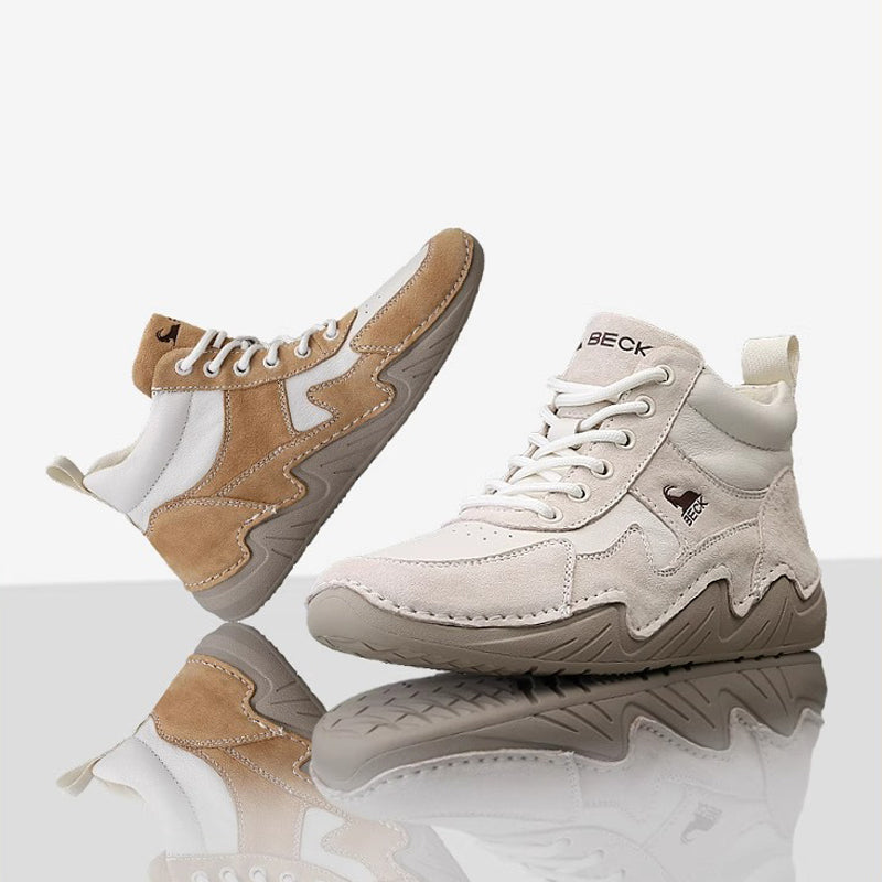Handmade Patchwork Color Casual Sneakers