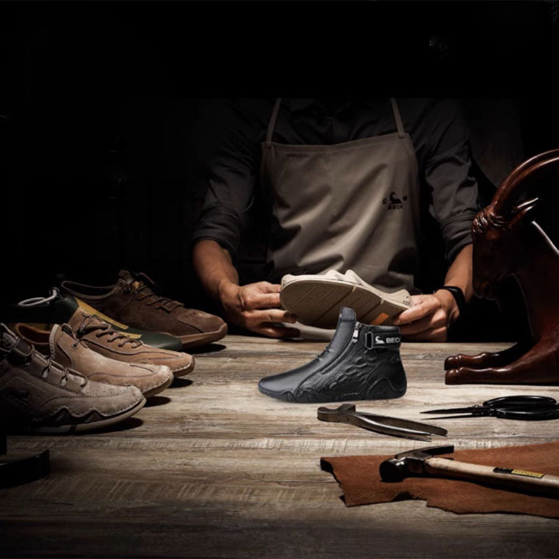 Alligator Leather High-top Casual Shoes