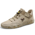 Handmade Elastic Rope Leather Shoes