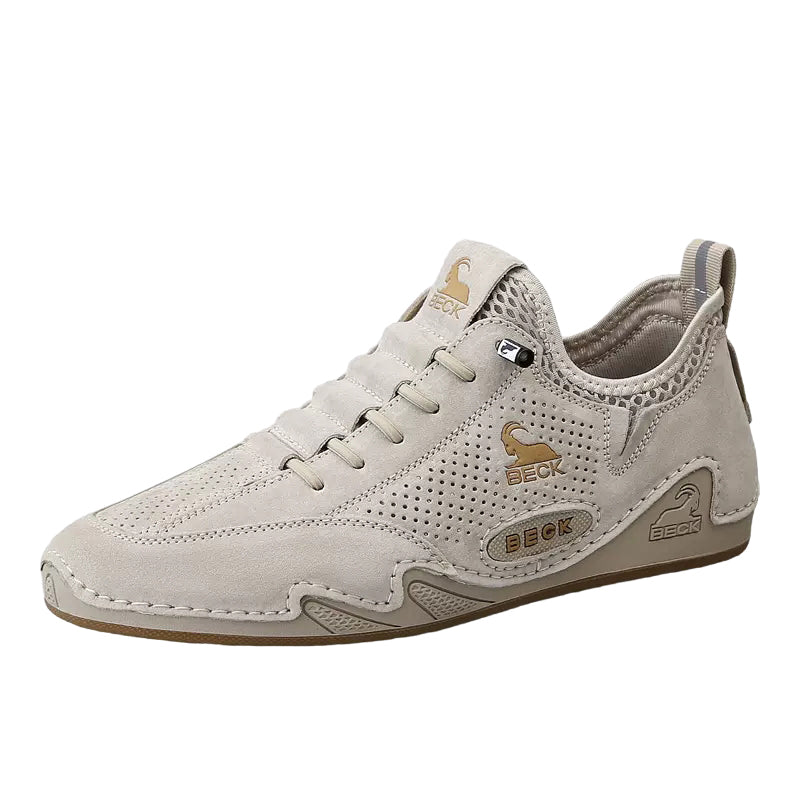 Breathable Leather Soft Soled Outdoor Men's Sneaker