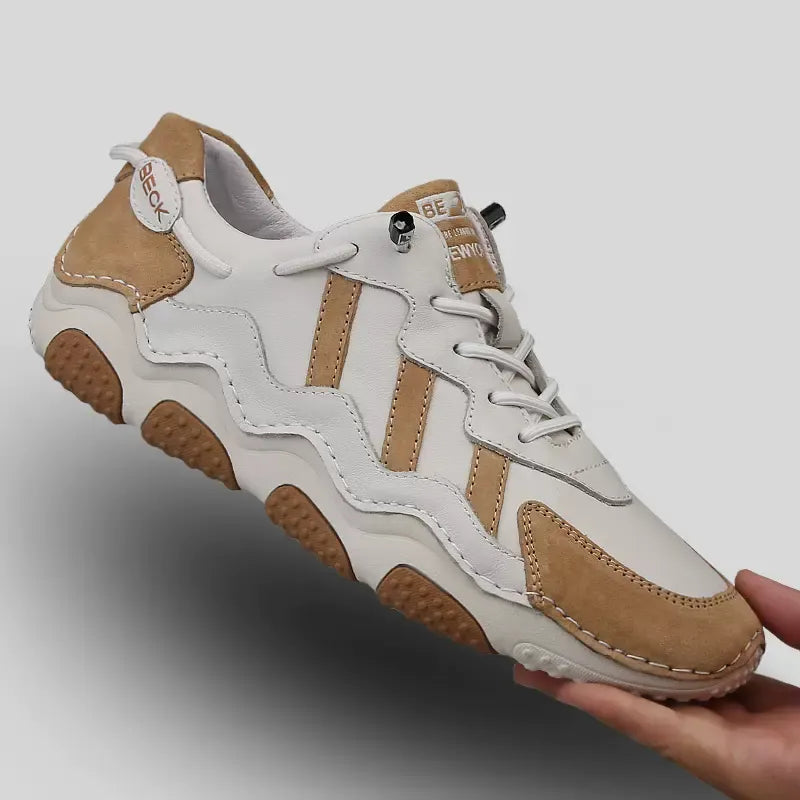 Handmade Leather Thick Sole Casual Outdoor Shoes