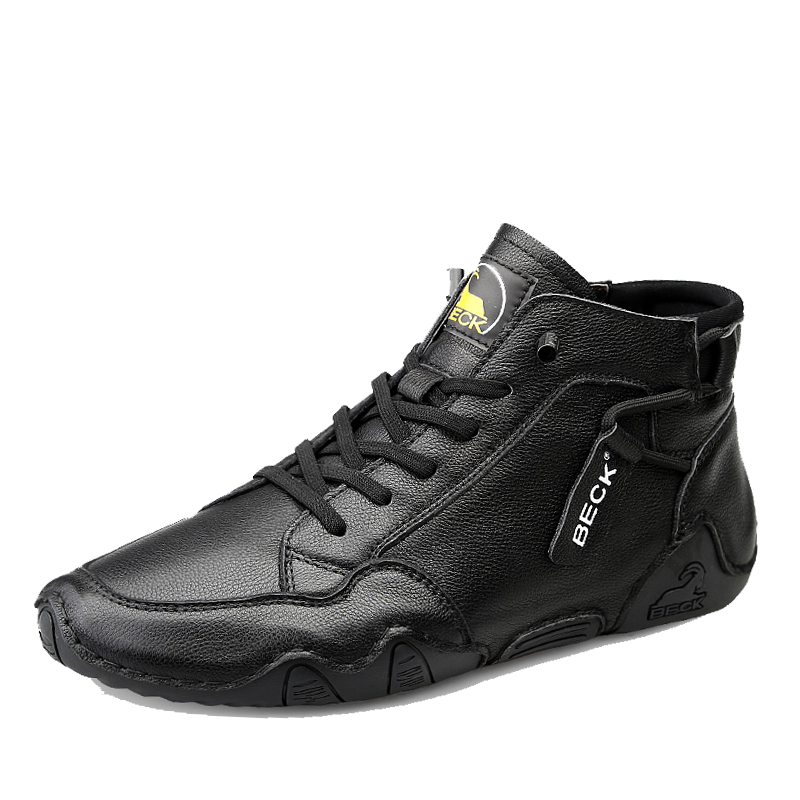 High-top Cowhide Men Boot