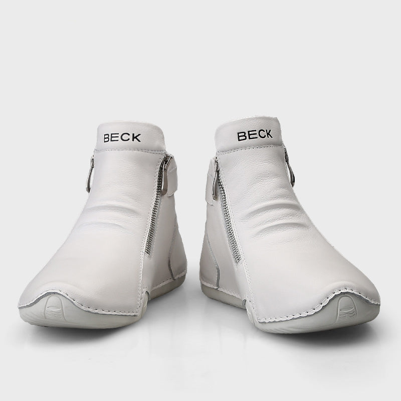 Alligator Leather High-top Casual Shoes